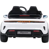  Licencirani auto na akumulator Porsche Taycan Turbo S - dvosjed - bijeli | Shoptok.si