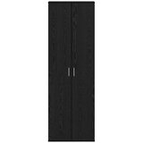  Visoka komoda Crni hrast 60 x 35 x 180 cm Konstruirano drvo | shoptok.hr