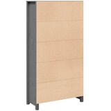  Visoka komoda siva 80 x 35 x 154 cm od masivne borovine | Eponuda.com