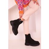 Soho Women's Black Suede Boots & Booties 17440 Cene