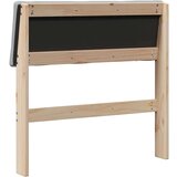  Tapecirani uzglavlje Svijetlo siva 80 cm Čvrsto borovo drvo | shoptok.hr