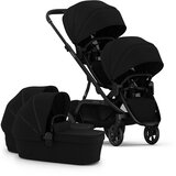 Redsbaby NUVO 2 Twin dječja kolica za blizance 2u1, Platinum Black | shoptok.hr