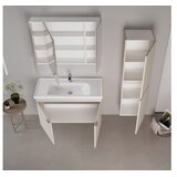 Hanah home Kupatilski ormarić sa umivaonikom i ogledalom (2 komada) Desna 100 750 | Eponuda.com