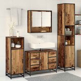  Set namještaja za kupaonicu 3 kom. Staro drvo 90 x 33 x 60 cm | shoptok.hr
