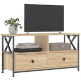TV ormarić boja hrasta sonome 90 x 33 x 45 cm od drva i željeza | Eponuda.ba