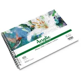 Blok Akrilik MA00948, A4, 10 listova, 400g, Spiralni