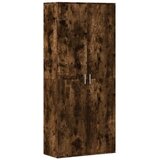  Visoka komoda dimljeni hrast 80x35x180 cm konstruiranog drva | shoptok.hr