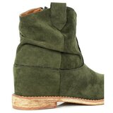 Resti Green cowboy boots on a covered Astrit wedge - Footwear | Shoptok.si