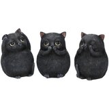 Nemesis Now THREE WISE FAT CATS 8.5CM FIGURICE Cene