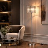 Opviq podna lampa Yakops-15758, 1 × E27, srebrna Cene