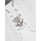 Sergio Leone White leather sneakers with a pin | Shoptok.si
