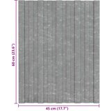 Krovni panel 36 pcs Srebrna 60 x 45 cm Pocinčani čelik | Eponuda.com