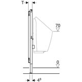 Geberit 111.686.00.1 Duofix univerzalni element za pisoar | Shoptok.si