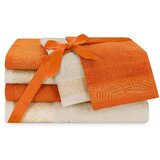 Restilo Narančasti/bež pamučni set ručnika 6 kom od frotira Bellis – | shoptok.hr
