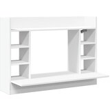 vidaXL Stenska pisalna miza bela 105x48x75 cm inženirski les, (21258417) | Shoptok.si