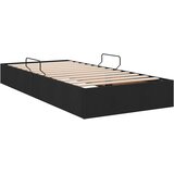  Otomanski krevet s pohranom Crna 100 x 200 cm tkanina | shoptok.hr