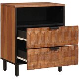  Noćni ormar s ladicama Smeđa 50 x 33 x 62 cm Čvrsto drvo manga | Eponuda.com