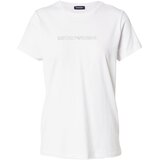 Emporio Armani Majica siva / bela | Shoptok.si