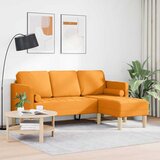  Set sofe s jastukom Tamno žuta Poliester | shoptok.hr