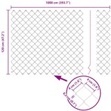  Zavareno žičano ograđivanje s bodljama 10 x 1,2 m Srebrna Mreža | shoptok.hr