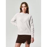 Sinsay Ažur pulover | shoptok.hr