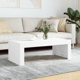 vidaXL Klubska mizica bela 102x50x36 cm inženirski les Cene