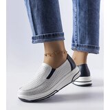 Gemre White lace-up leather shoes Aiglentina | Shoptok.si