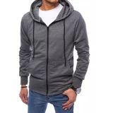 DStreet Gray men's zipped hoodie BX5173