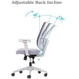 Hanah home Set 2 kancelarijske stolice Leto 108 Grey | ePonuda.com