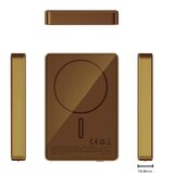 Puridea apollon power bank bezični 15W 10000 mah alu zlatn u