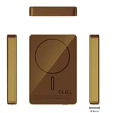 apollon power bank bezični 15W 10000 mah alu zlatn