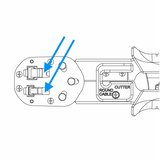 Delock Rezila za kle&amp;scaron;če Crimp &amp;amp; Cut 14mm paket po 5 kosov (86499), (5000231705) Slike