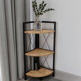 MID.YOU Kotni Regal Insasi 2, Barva Hrasta, Črna | Shoptok.si