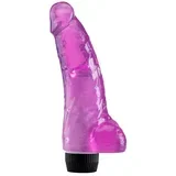 MZ2589 realistični massive vibrator sa testisima 20 cm - purple