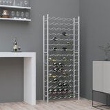 vidaXL Stalak za vino za 96 boca bijeli metalni | shoptok.hr