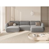 Cosmopolitan Design Svijetlo siva sklopiva/s prostorom za odlaganje kutna garnitura od šenila (u obliku slova "U") Tonale – | shoptok.hr