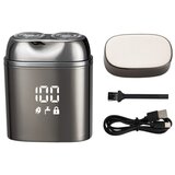 INF Moški električni brivnik - mokro/suho, 3D glava, 80min Gun Black, (5000287161) | Shoptok.si
