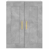  Zidni ormarić siva boja betona 69,5x34x90 cm konstruirano drvo | shoptok.hr