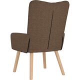  sproščujoči naslanjač rjava tkanina, (22094456) | Shoptok.si