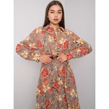ex moda Dress-EM-SK-2909-3.37-dark beige | Shoptok.si