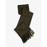 Koton Striped Scarf with Soft Textured Tassels cene