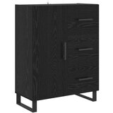  Kuhinjski ormarić Zidne Crni hrast 69 5 x 34 x 180 cm Konstruirano drvo | shoptok.hr