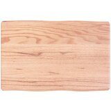 vidaXL Mizna plošča svetlo rjava 60x40x6 cm obdelana trdna hrastovina, (20817903) | Shoptok.si