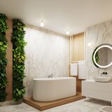 Sollux Stenska svetilka HALO bela IP44, (5000352088) | Shoptok.si