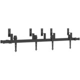 Furnova Pribor za klizna vrata 152,5 cm čelični crni | shoptok.hr