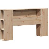 vidaXL Knjižna postelja brez vzmetnice 140x190 cm trdna borovina | Shoptok.si