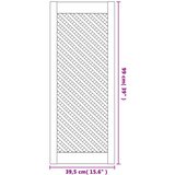  Vrata za ormarić rešetkasti dizajn 2 kom 39,5x99 cm borovina | shoptok.hr