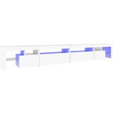 TV ormarić s LED svjetlima bijeli 290x36 5x40 cm | shoptok.hr