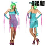  Tematski kostim za odrasle Sexy vanzemaljac Modra (4 Pcs) | shoptok.hr