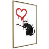  Poster - Banksy: Love Rat 30x45 Cijene